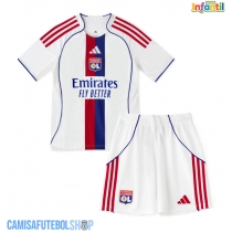 Camisa de time de futebol Olympique Lyonnais Replicas 1º Equipamento Infantil 2025-26 Manga Curta (+ Calças curtas)